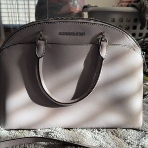 Michael Kors Taupe Satchel Bag